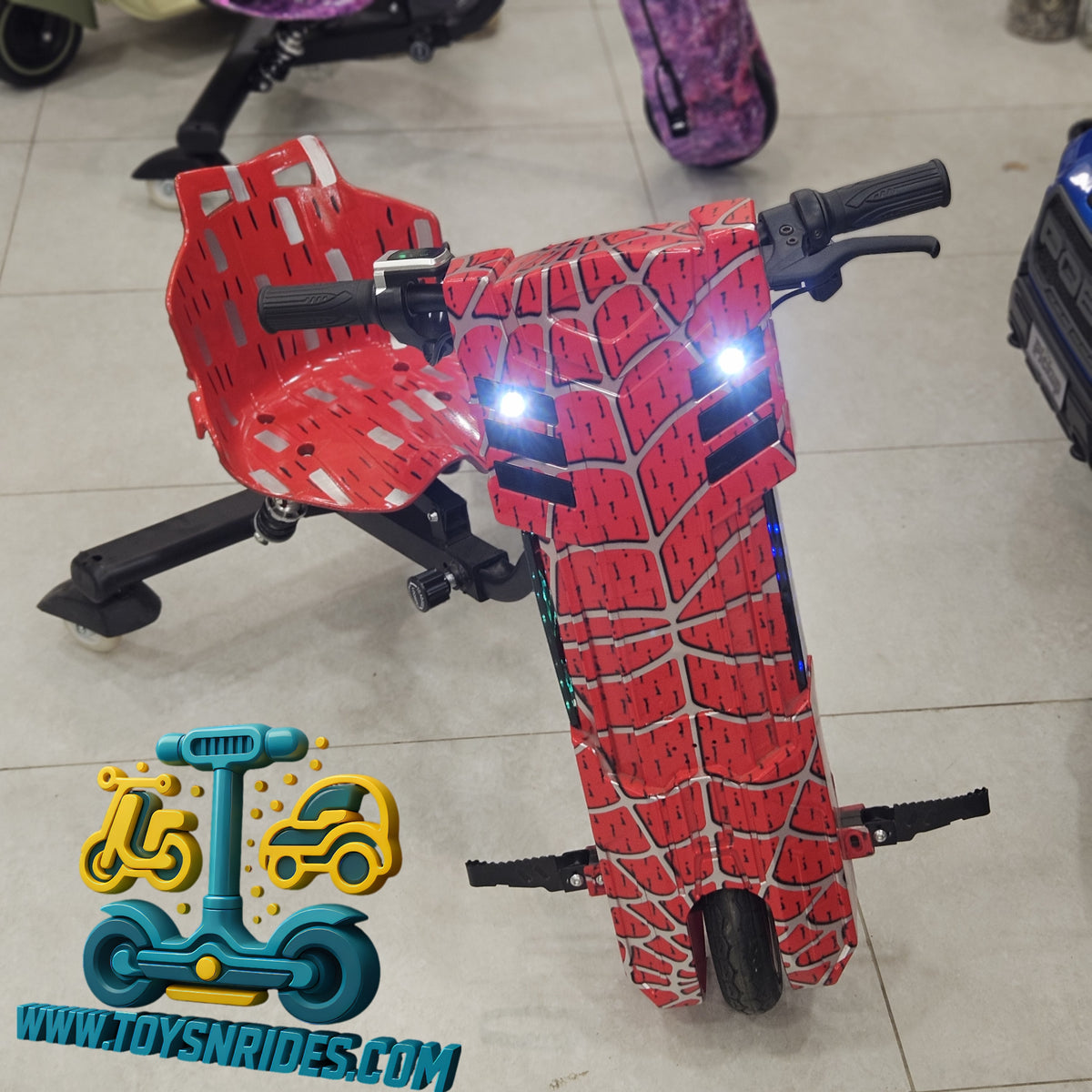 3-wheel electric bike for kids, 3-wheel drifting scooter, imported premium quality with helmet and safety kit.