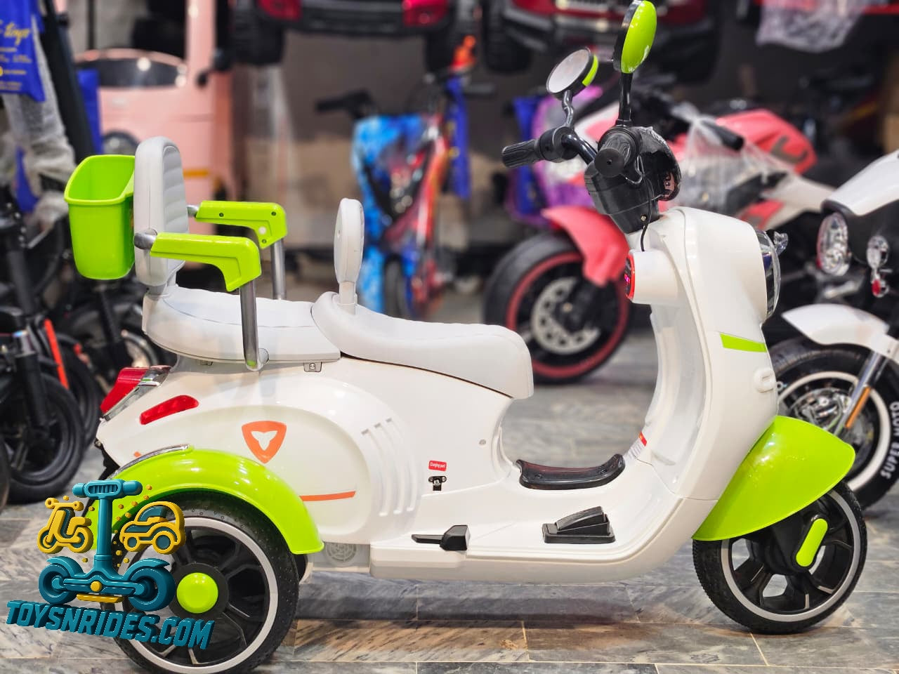 kids electric bike with 2 seats