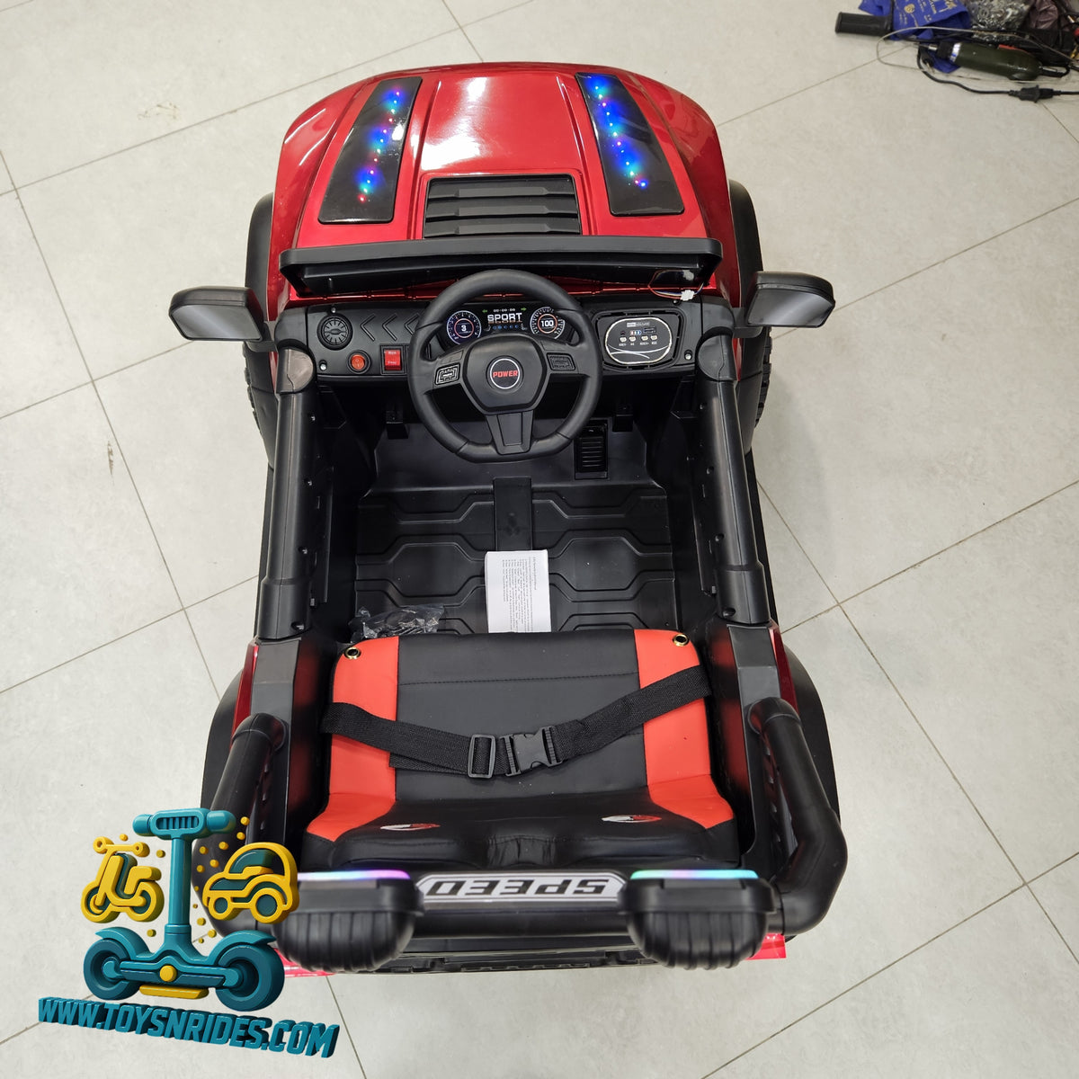 Kids jumbo electric jeep with remote and self operated control