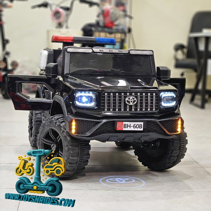 Toyota Style Ride-On police Jeep for Kids – Battery Powered Toy by TOYSNRIDES