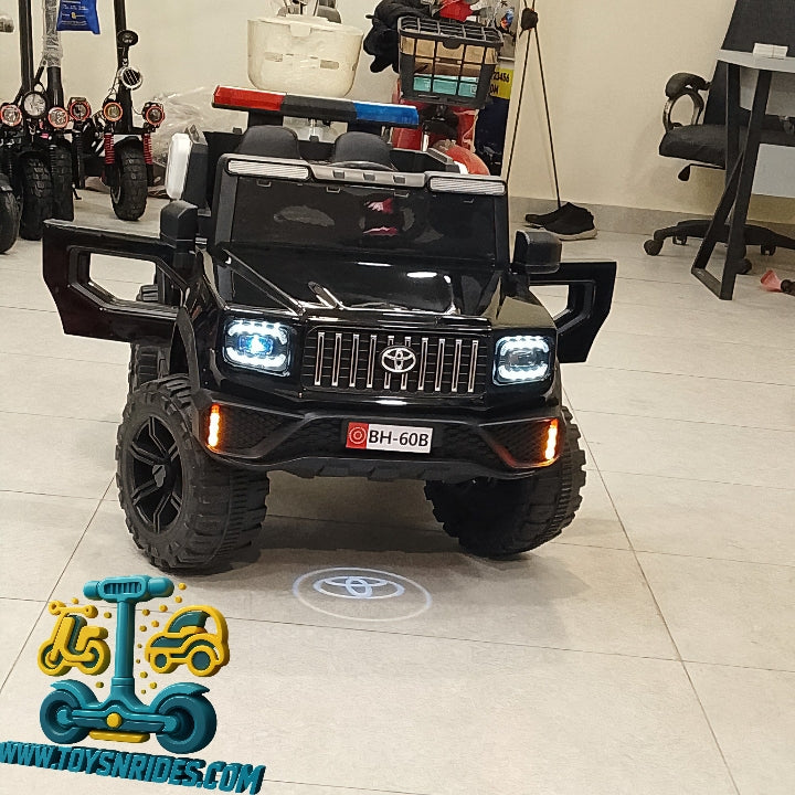 Toyota Style Ride-On police Jeep for Kids – Battery Powered Toy by TOYSNRIDES