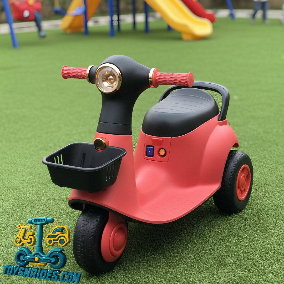 Vespa Rechargeable Battery Operated kids Ride-on Electric Scooter for Kids 2-6 years In Pakistan