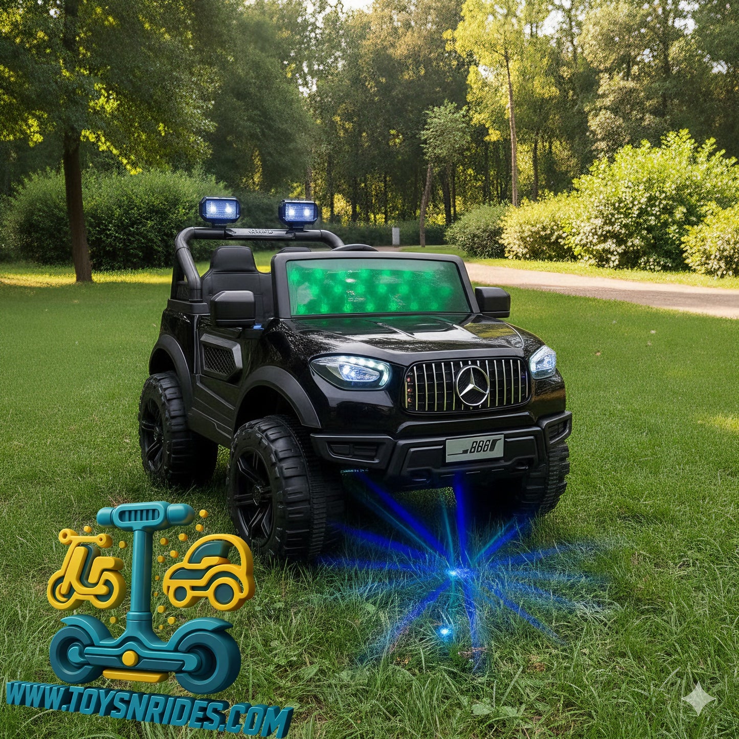 Mercedes Style Kids Ride-On Electric Jeep (12V) –Kids Battery Operated Remote Control Jeep