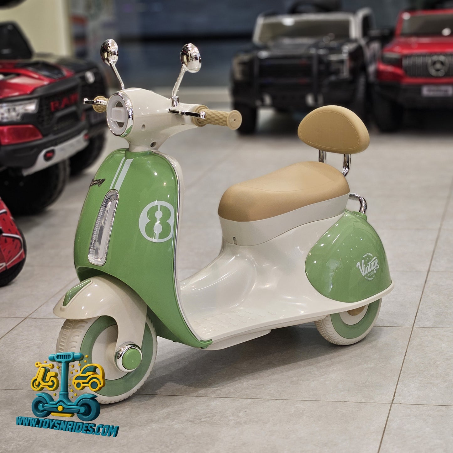 6V Kids Vespa Scooter Ride On Bike – TOYS N RIDES