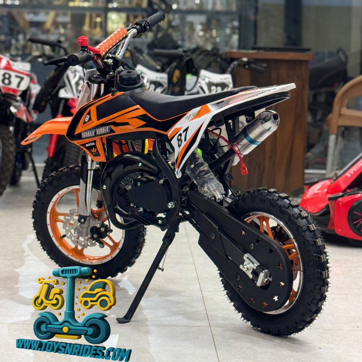 49cc Trail Dirt Bike for Kids – Kids Off-Road Petrol Bike | TOYS N RIDES