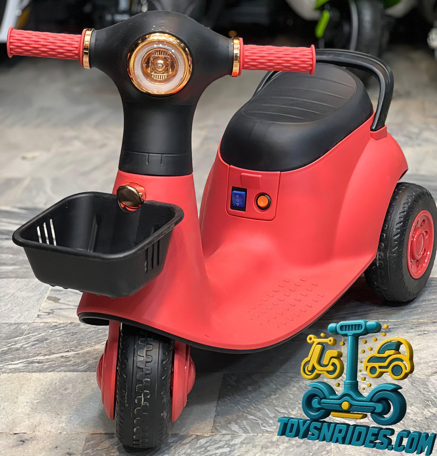 Vespa Rechargeable Battery Operated kids Ride-on Electric Scooter for Kids 2-6 years In Pakistan