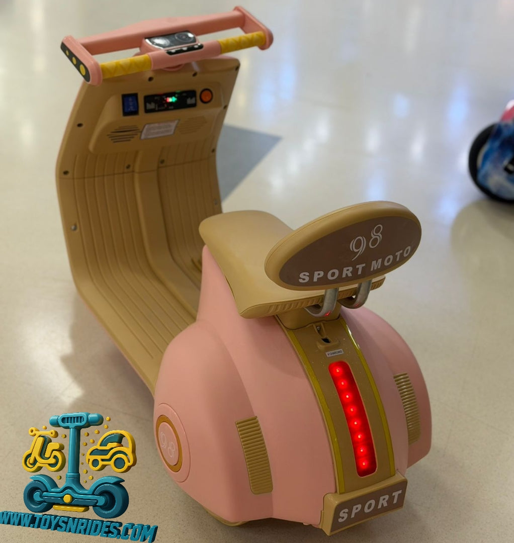 Vespa Style kids Electric Battery Operated Bike
