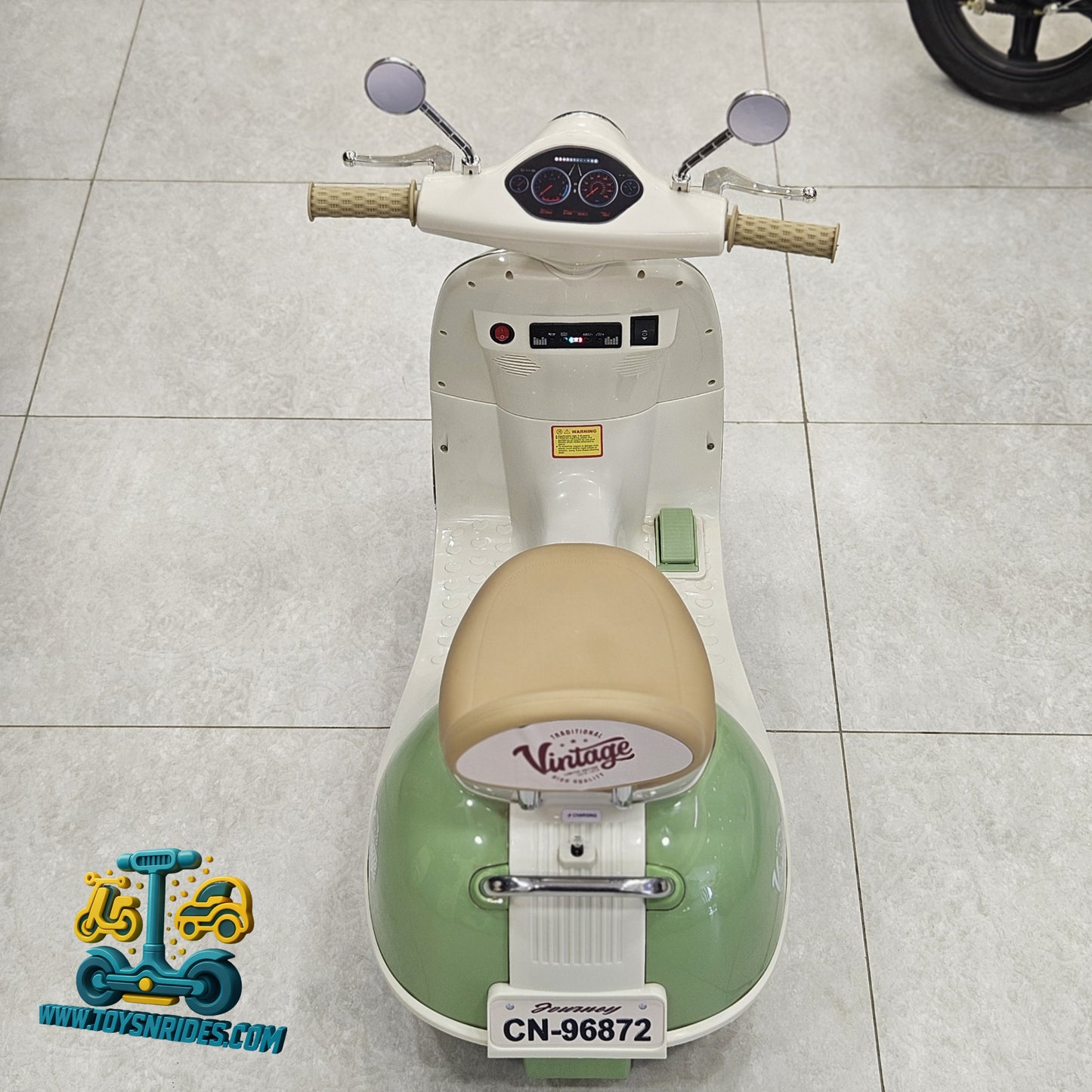 6V Kids Vespa Scooter Ride On Bike – TOYS N RIDES