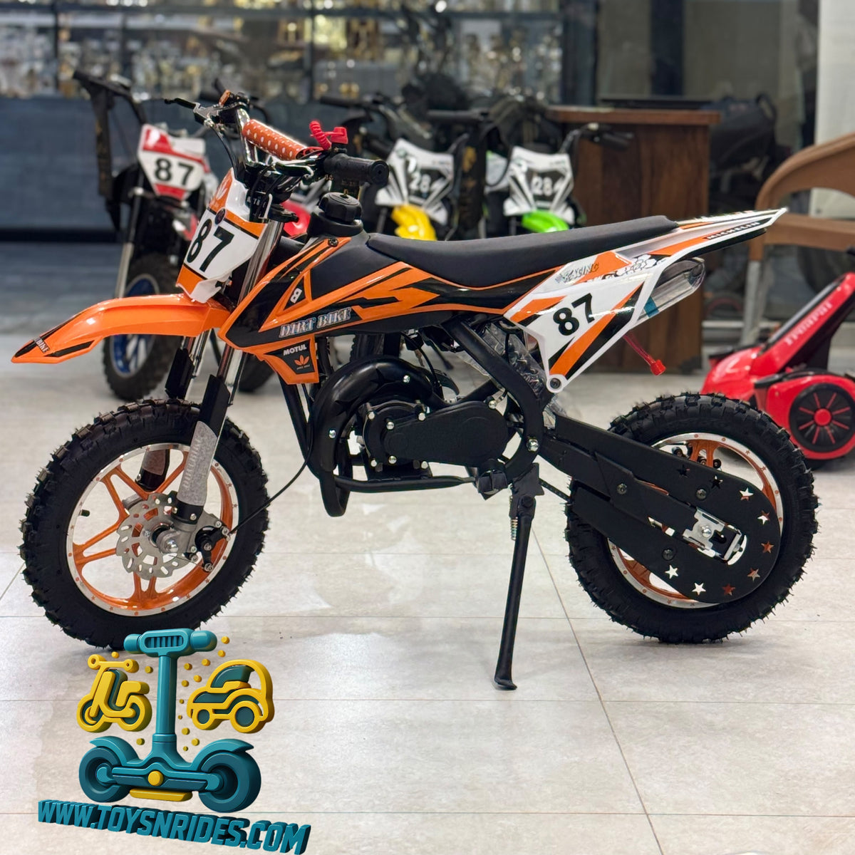 49cc Trail Dirt Bike for Kids – Kids Off-Road Petrol Bike | TOYS N RIDES
