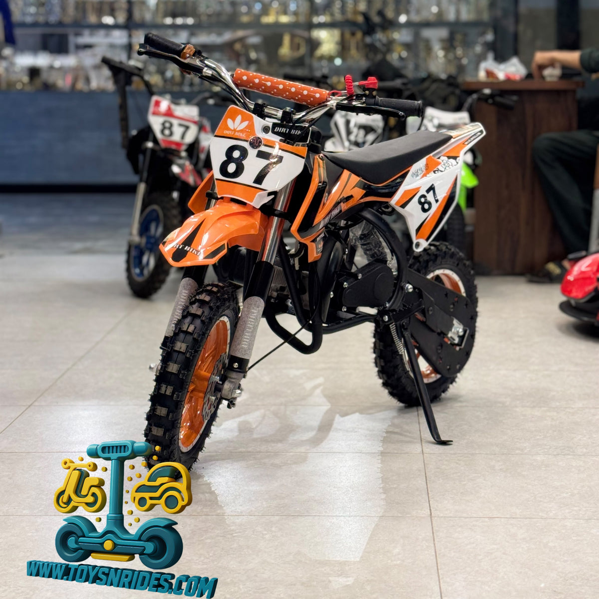 49cc Trail Dirt Bike for Kids – Kids Off-Road Petrol Bike | TOYS N RIDES