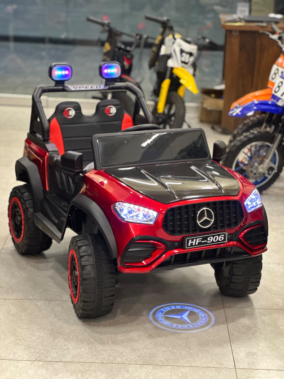 Mercedes New Model Kids Electric 4×4 Jumbo Jeep – Double Seater Remote Control